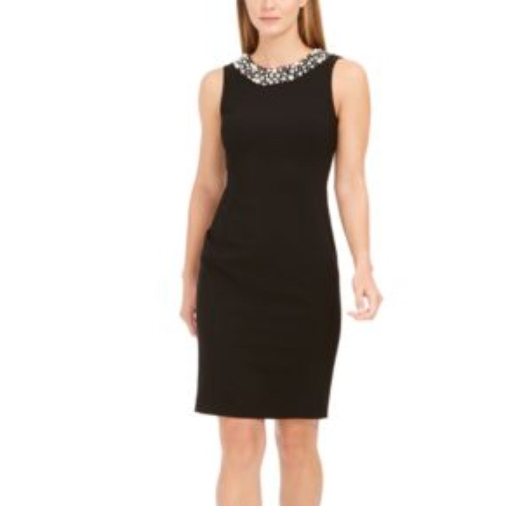 Calvin Klein Petite Black Pearl Dress